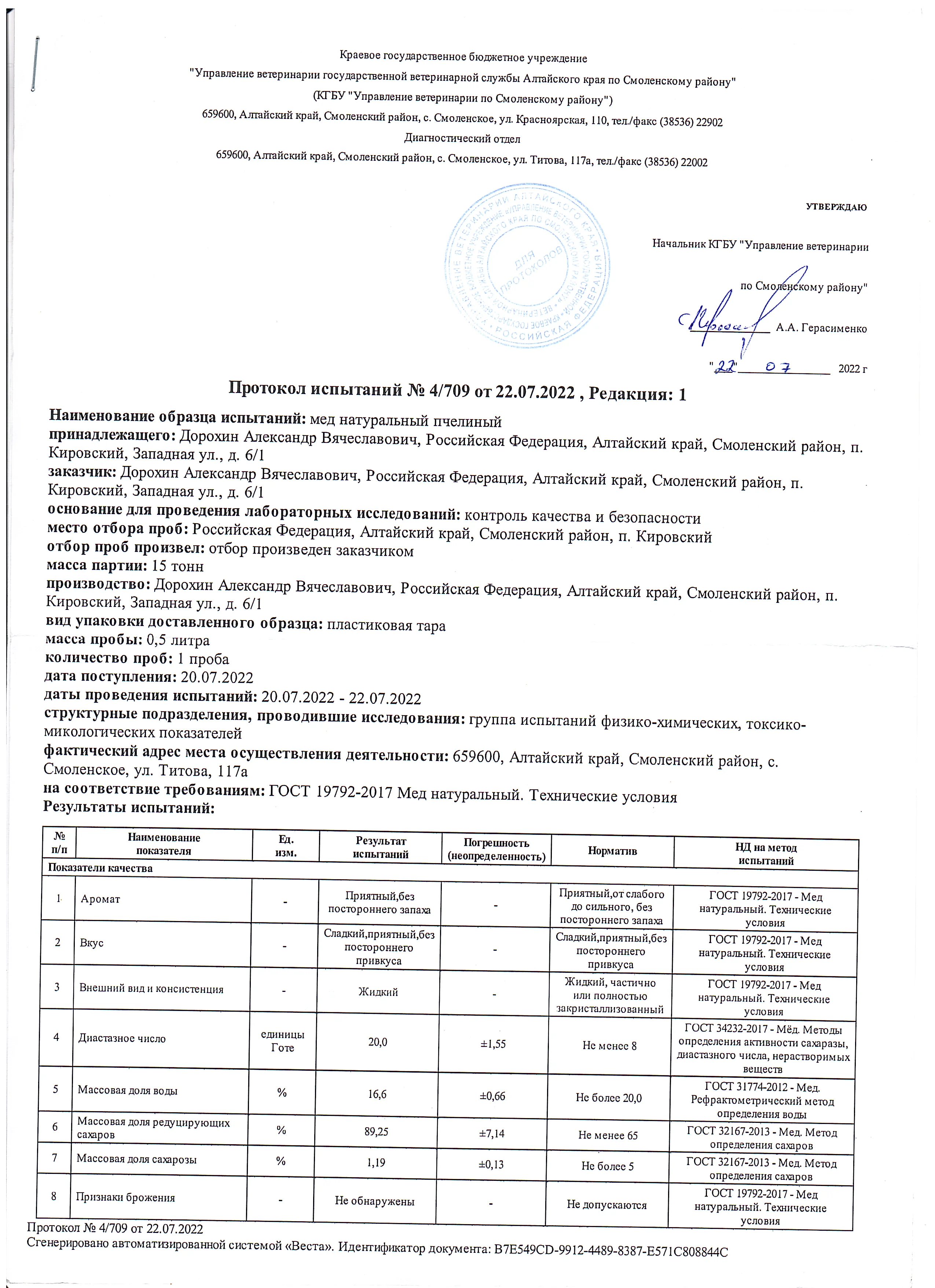 Мёд  Липовый натуральный 1500 гр 2023пасека Дорохиных Алтай (art.: 3920bfebc9c77) - 3920bfebc9c77