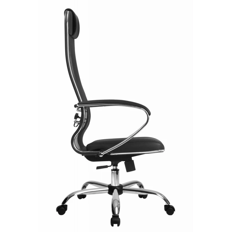 Seat Mt _ метта-16 mesh/pu Black cross. Chrome (подл.101/осн.003) |