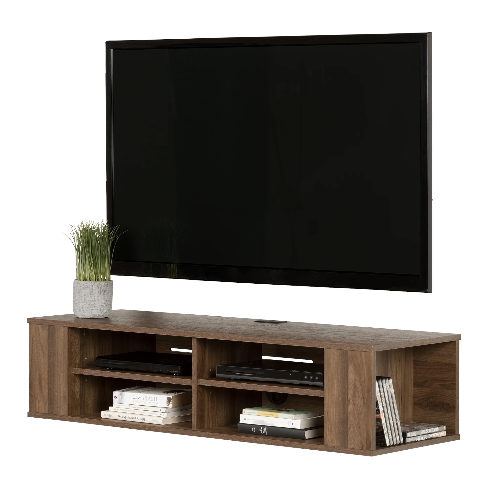 

City Life 48" Wall Mounted TV Stand, Multiple Colors Wooden Tv Stand Wooden Tv Stand Wooden Tv Stand
