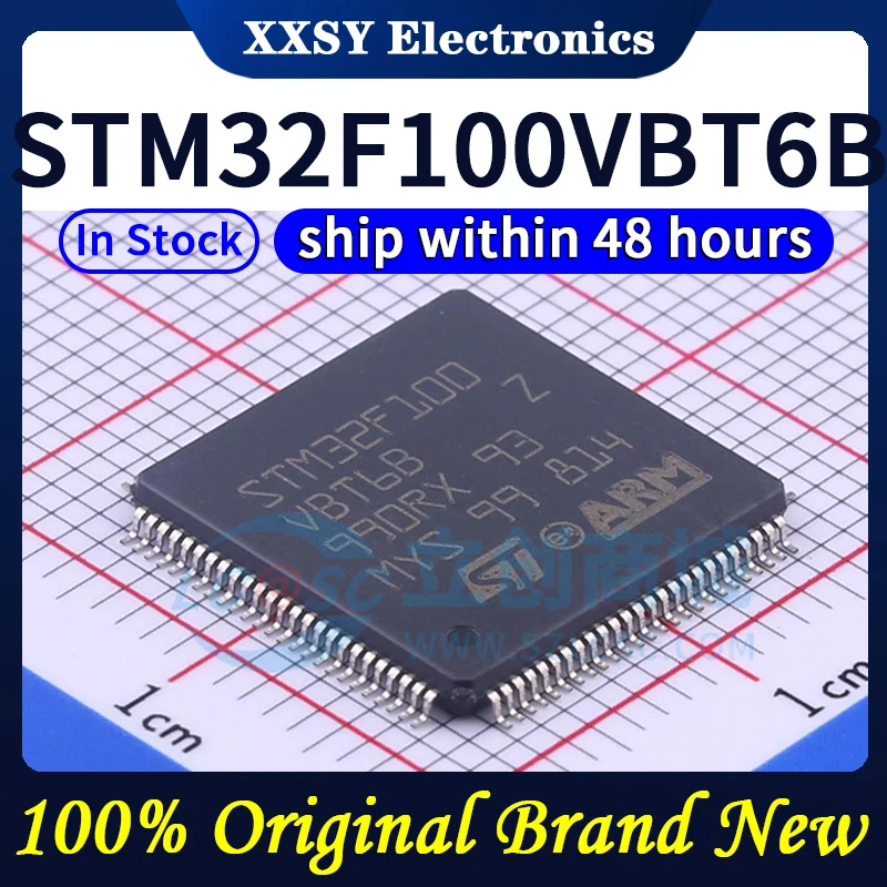 STM32F100C4T6B STM32F100C8T6B STM32F100C6T6B STM32F100R8T6B STM32F100RBT6B STM32F100RCT6B STM32F100VCT6B Новый