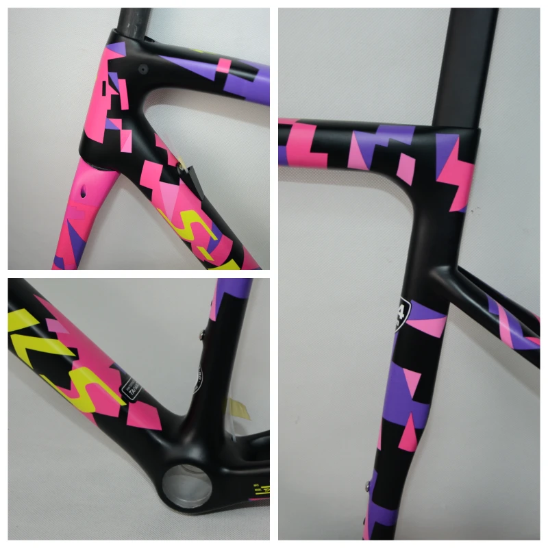 

SL6 2022 T1000V carbon fiber road bike frame disc brake V type brake made in Taiwan