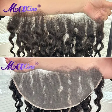 24-дюймовые 13x6 HD кружевные фронтальные волны воды человеческие волосы HD прозрачные кружевные фронтальные предварительно выщипанные невидимые фронтальные 13x6 Hd кружева