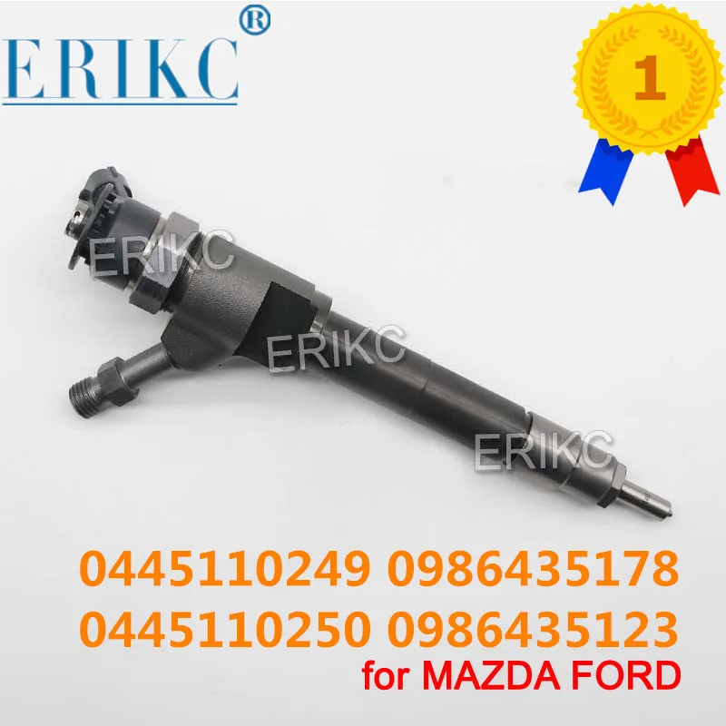 

0445110249 0986435178 0445110250 0986435123 Diesel Fuel Injector 0 445 110 250 0 445 110 249 Diesel Fuel Injector for MAZDA FORD