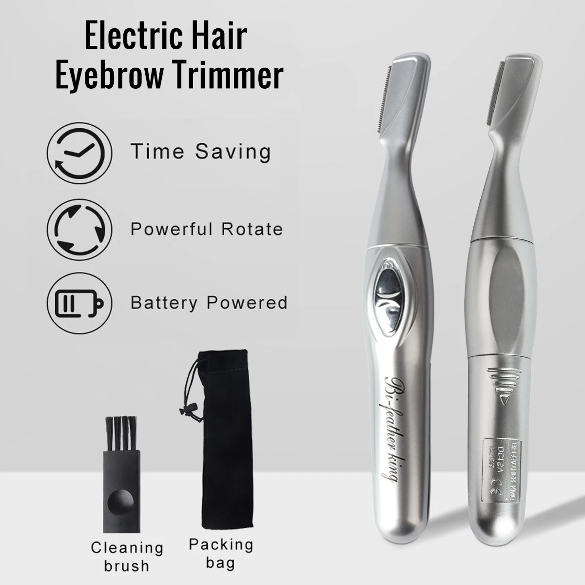 

Electric Eyebrow Trimmer Razor Brow Shaping Mini Portable Women Body Shaver Face Eyebrow Hair Remover Personal Care Appliances