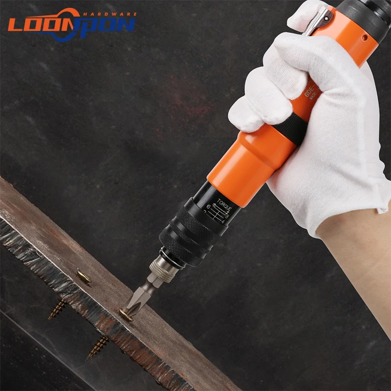 Straight Shank Pneumatic Air Screwdriver with Double-headed Screwdriver  Torque Control Pneumatic Tools (art.: 3a3933faa3f) - 3a3933faa3f