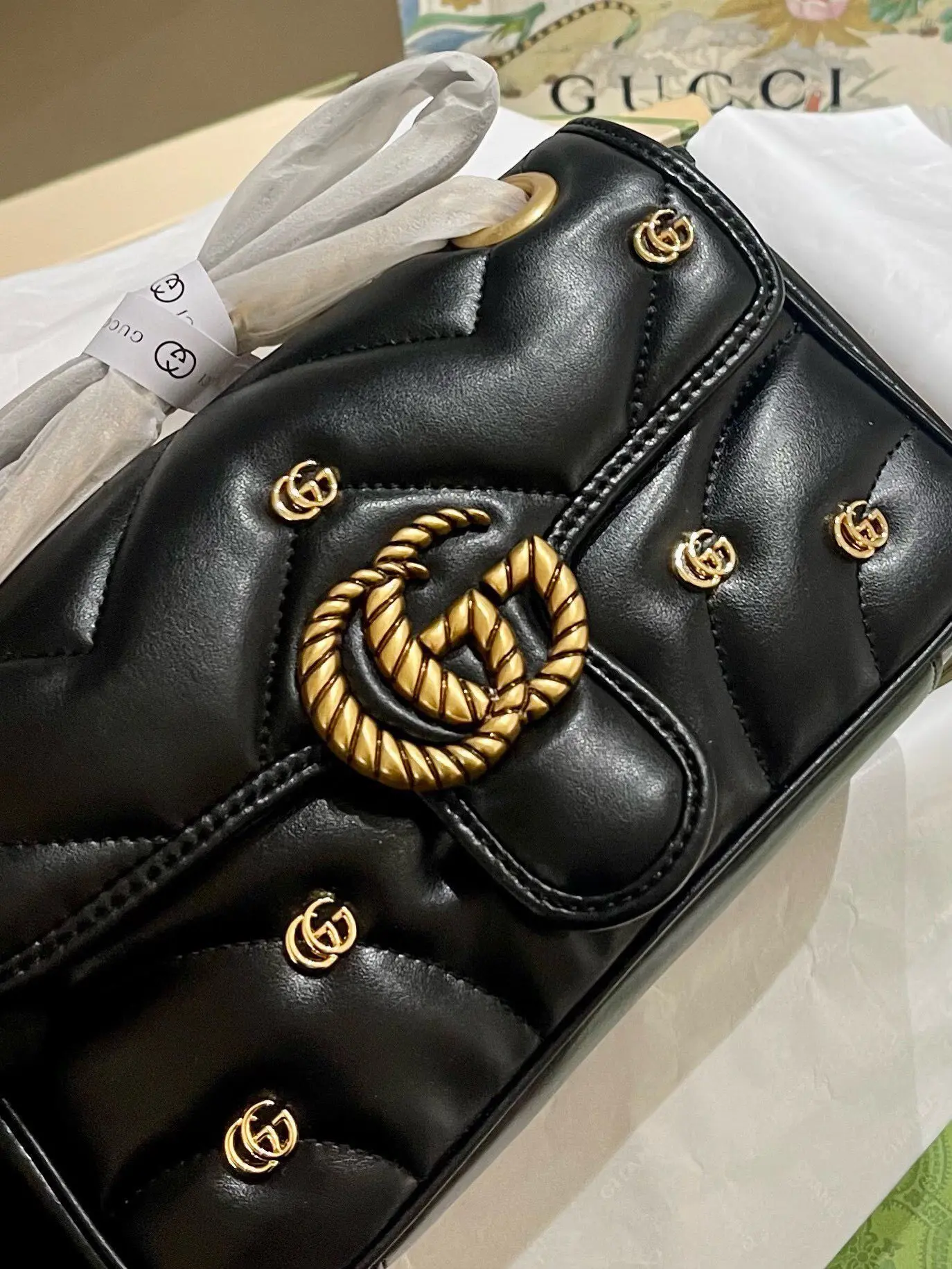 Новые Gucci 2024 Женский КошелеК Наклонные Модные Сумки Почтальон Шопинг Роскошь
