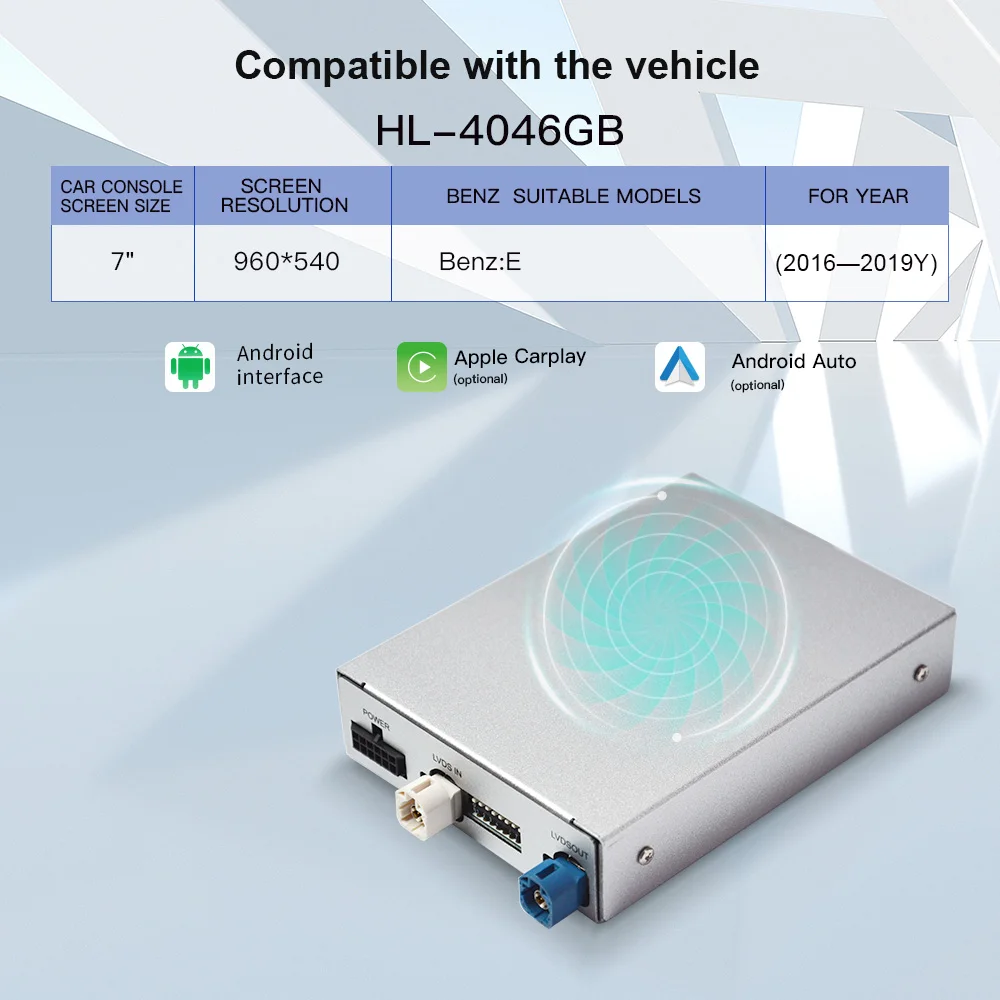 

Вит-ап для 2015-2019 Benz серии MBUX NTG5.5 обновление Apple CarPlay Android автомобильный адаптер навигации