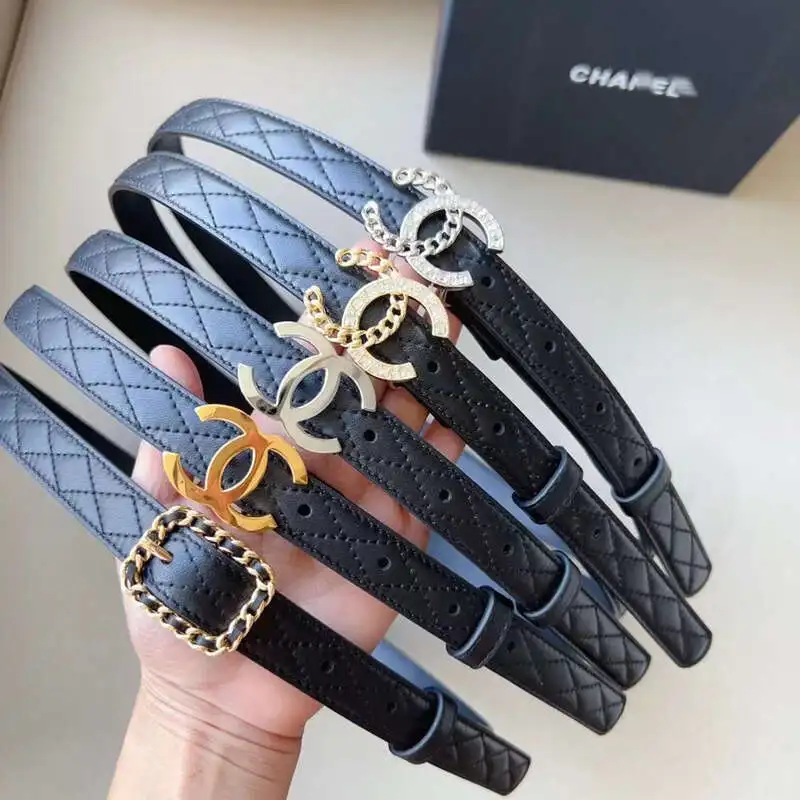 точная копия 1:1 В Стиле Chanel Скопирован Женский Ремень Из Высококачественной