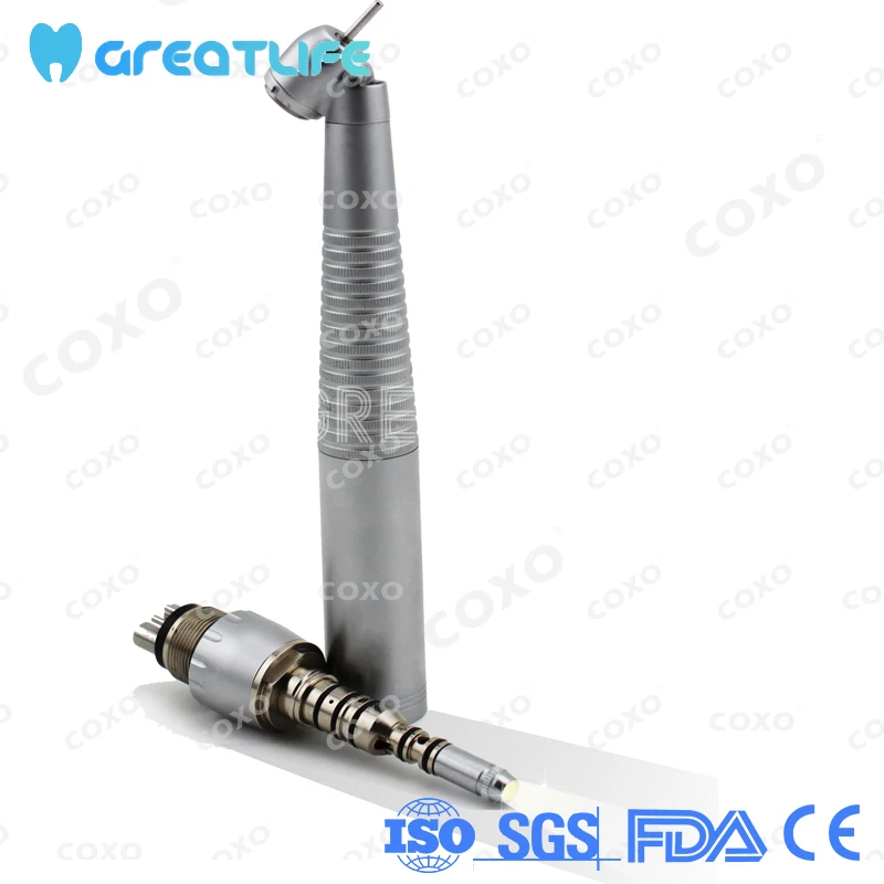 

COXO CX207-G 45-градусный оптический наконечник, волоконное освещение, высокоскоростной турбинный наконечник Coxo