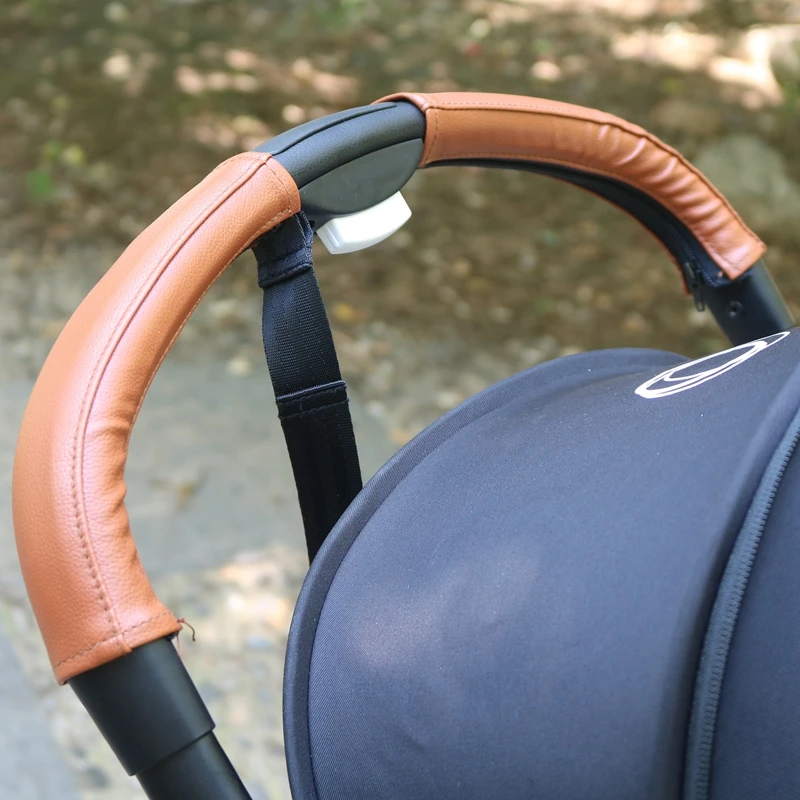 Фото Чехол для ручки детской коляски Bugaboo Butterfly Push Bar Pu защитный чехол для ручки кресла №1