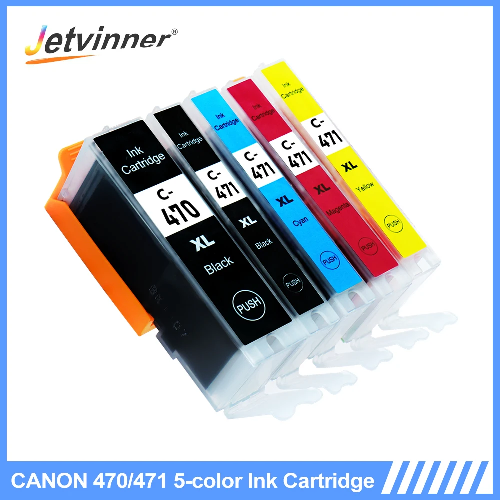 

For CANON 470 471 PGI-470 CLI-471 Compatible Ink Cartridge for Canon PIXMA MG5740 MG6840 MG7740 TS5040 TS6040 TS8040