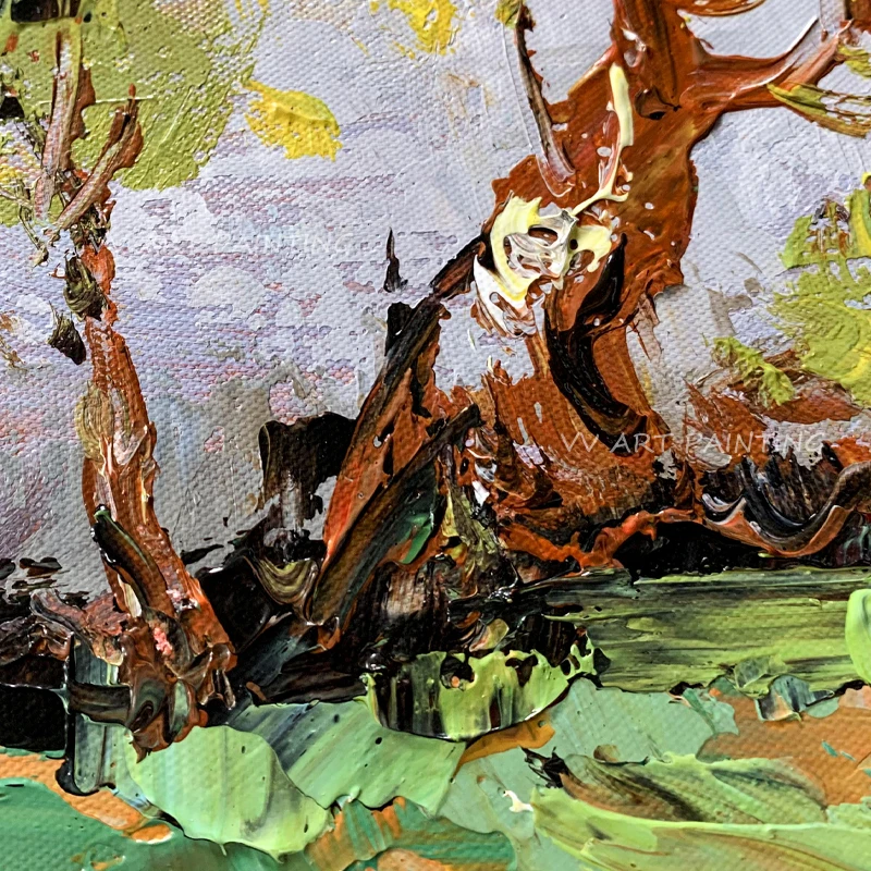 Современная Абстрактная живопись лошадь животные толстая картина маслом ручной