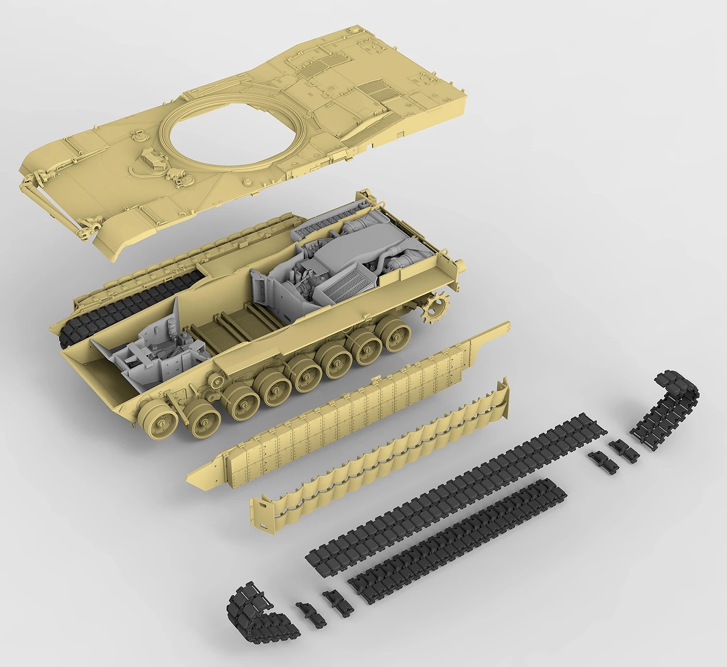 С полным интерьером [модель Rye Field] Ryefield модель RFM RM-5026 1/35 U.S.MBT M1A2 SEP ABRAMS TUSK I / II 2 в 1 -