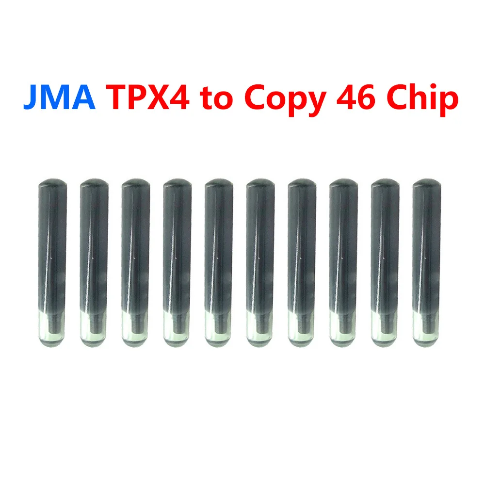 

10pcs Original JMA TPX4 Cloner Glass Transponder Blank Chip Can Replace TPX3 Unlocked Auto Car Key Copy Cloner Chip