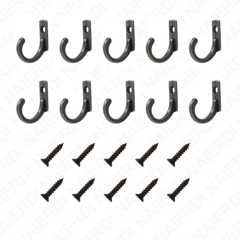 

NAIERDI Антикварные крючки из цинкового сплава 10 шт.