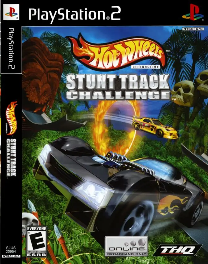 Hot Wheels: Stunt Track Challenge (PS2) CHiP DVD
