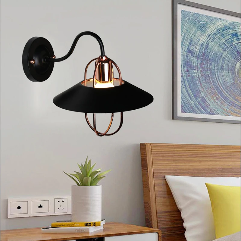 

Vintage Industrial Wall Sconce Lights Wandlamp Retro Wall Lamp E27 Indoor Bedroom Bathroom Balcony Bar Aisle Lamp Home Decor