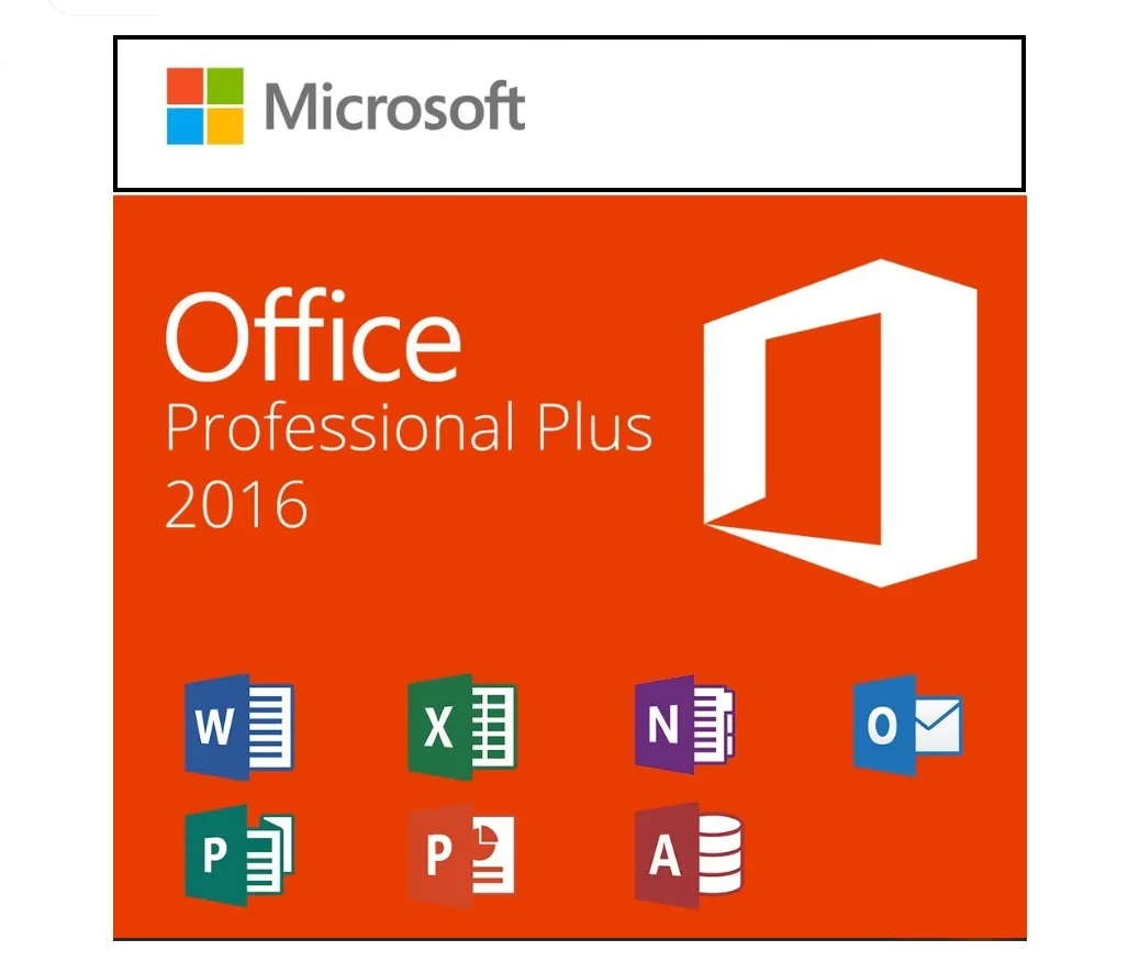 Office 2016 Pro Plus key (activated by Internet, official ESD, timeless, x32/x64)