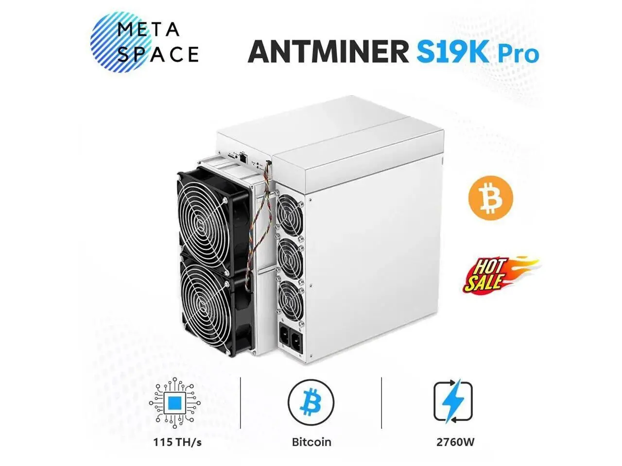 Летнее предложение! Купите 5 и получите 2 бесплатных новых биткоинов Bitmain Antminer S19k