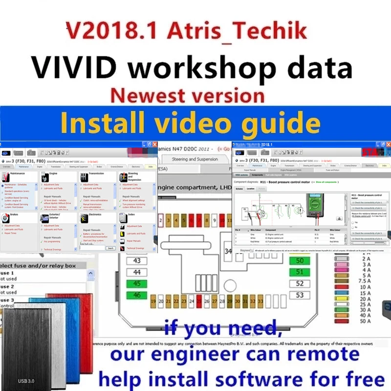 

2022 Hot Arrival Vivid Workshop DATA 2018.01v( (Atris-Technik) Europe Automotive Repair Software Atris Parts Catalog Vivid 2018