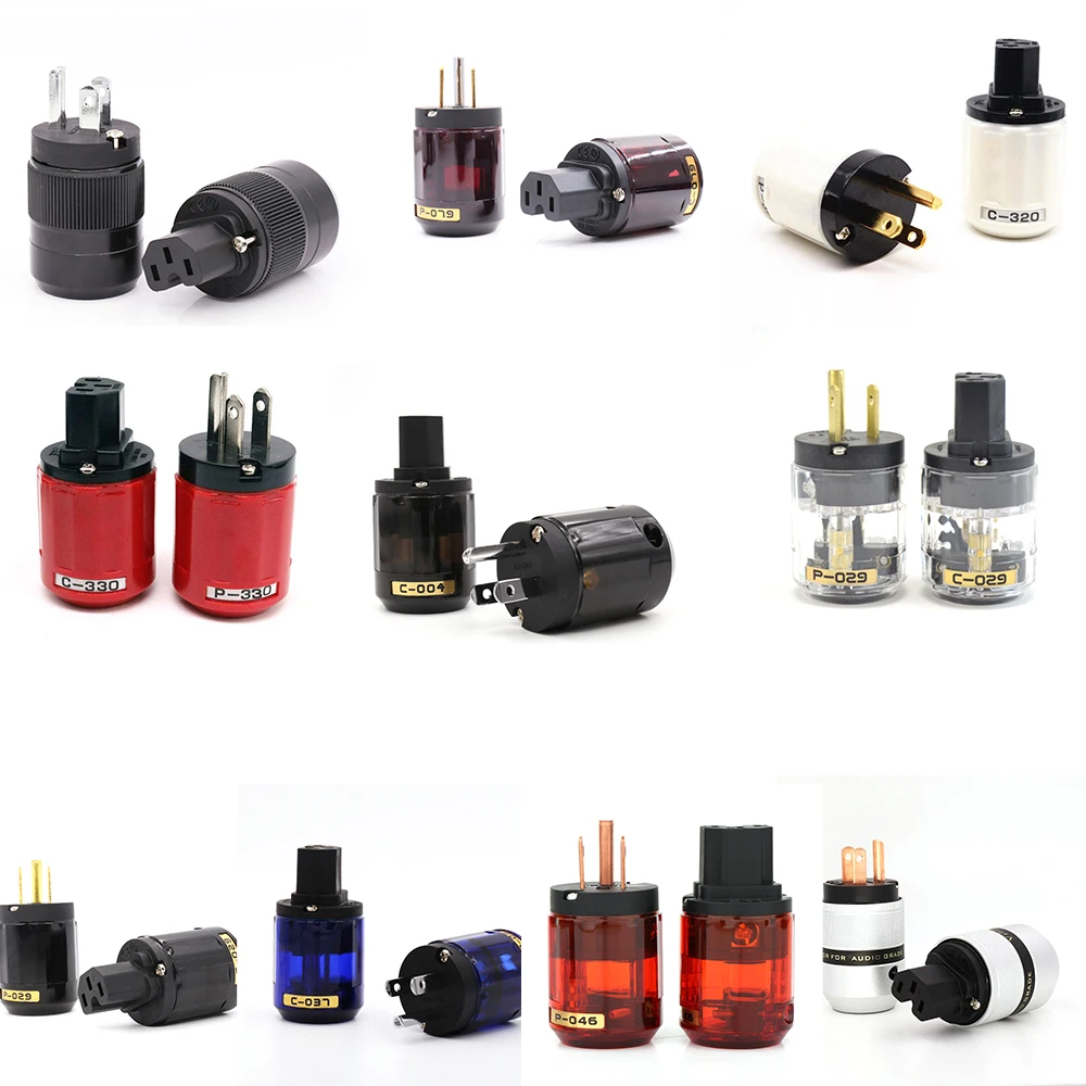 Oyaide P-078/P-037/ P-029/ P-046/ P-004/P-330/ P-320/P-083 US, розетка с родиевым покрытием/позолоченный медный разъем
