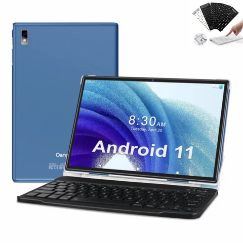 Планшет Android 12, 10,1-дюймовый, 4 Гб ОЗУ 64 Гб ПЗУ, Восьмиядерный процессор MT8183, аккумулятор 10,1 мАч
