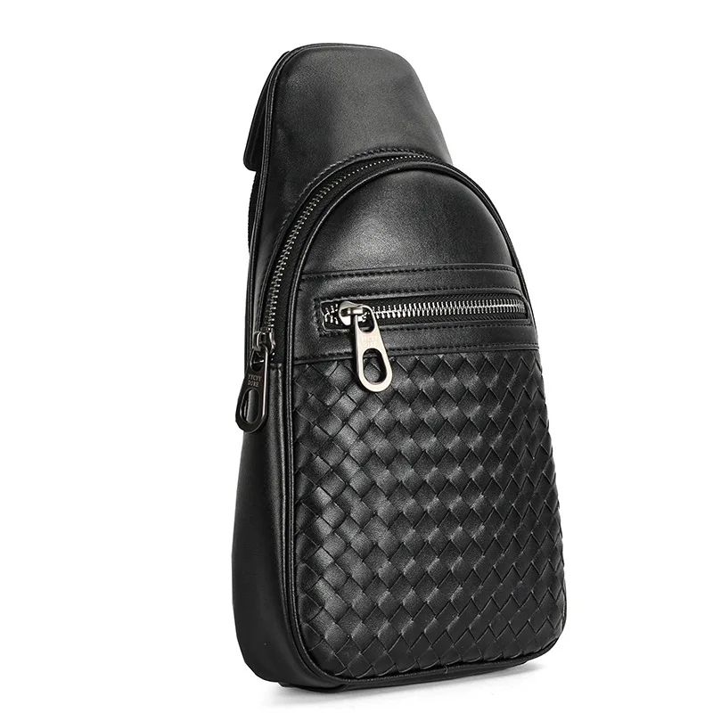 Новая НагрудНая Из Плетеной ВолоВьей Кожи Через Плечо Для Деловых Поездок Модная