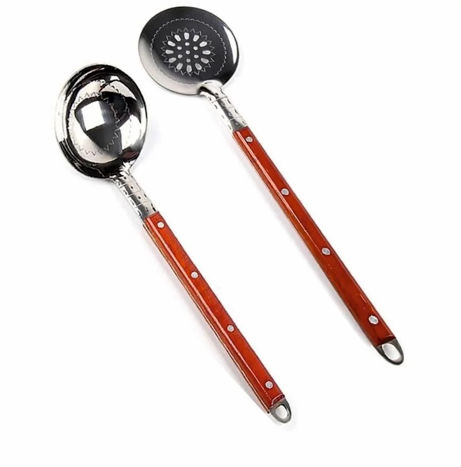 Шумовка Для Казана С Деревянной Ручкой Купить