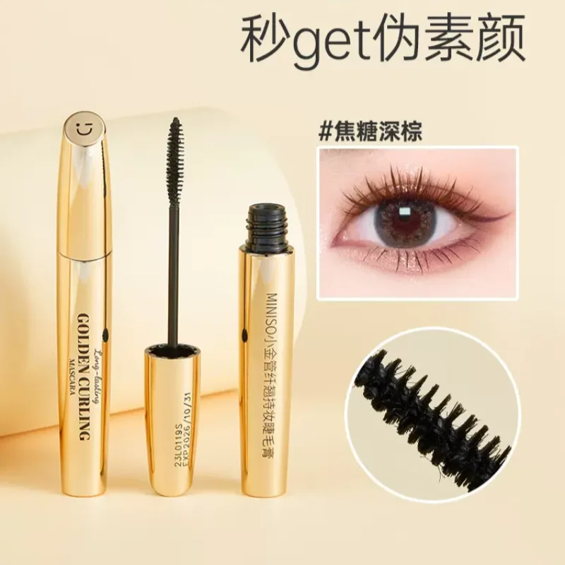MINISO Small Golden Tube Тушь для ресниц Женская водостойкая похудения завивающая