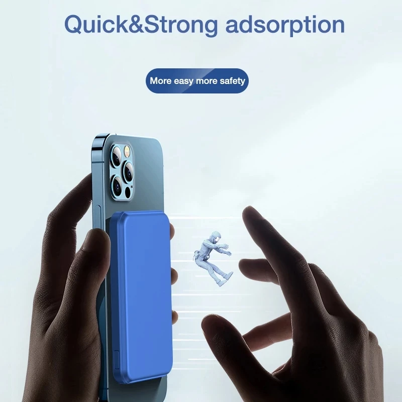 10000mah Magnetic Power Bank 22.5W PD Wireless Fast Charging Mini Powerbank LED Digital External Battery For iPhone Xiaomi