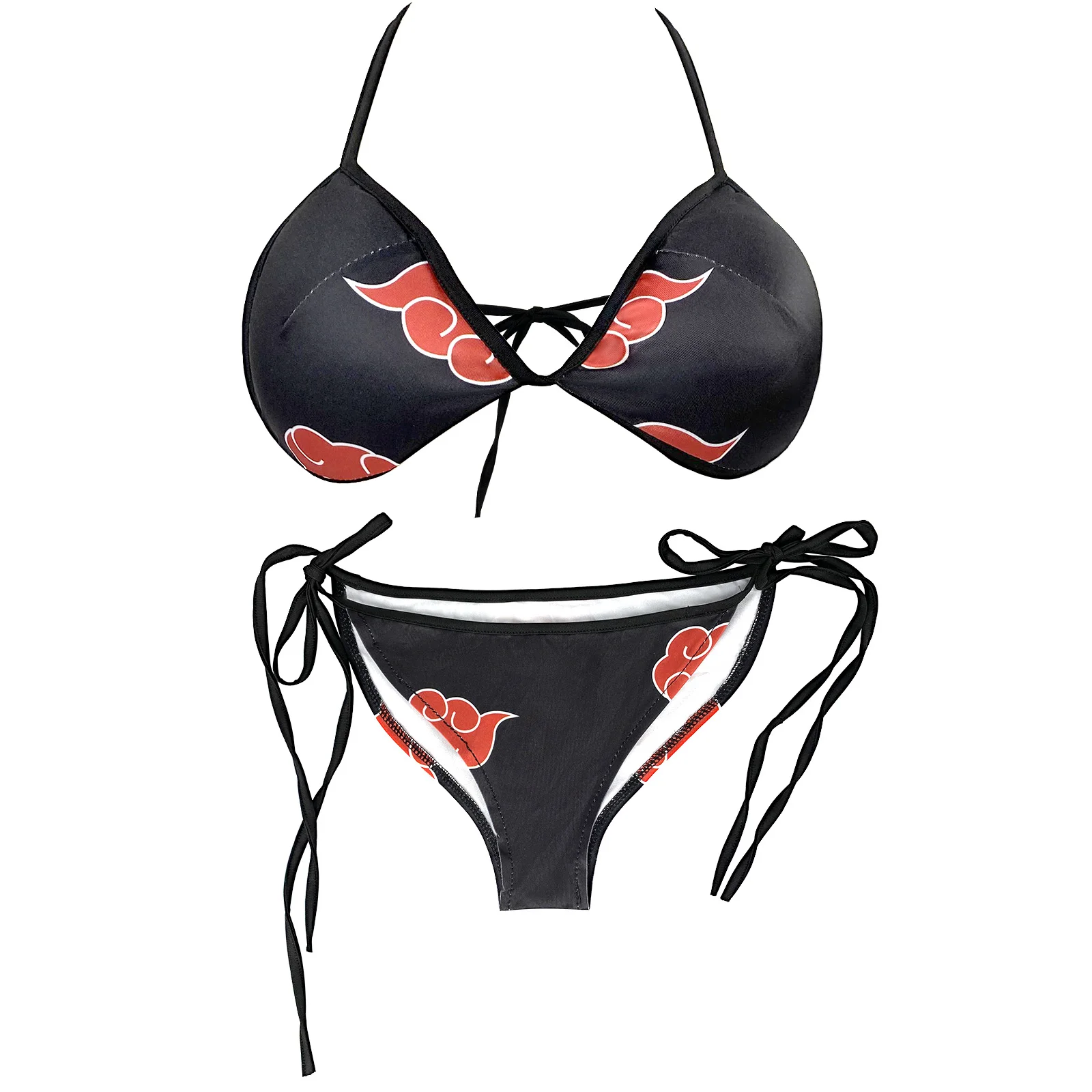 

Akatsuki Sexy Bikini Women's Anime Character Cosplay Swimsuit Suit Wholesale Dropshipping