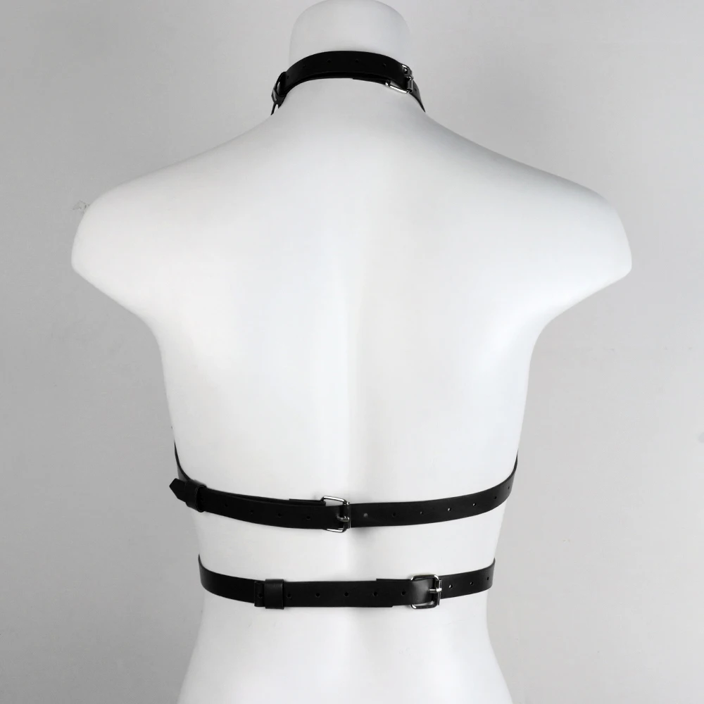 Женские сексуальные подвязки кожаные бондаж для тела клетка с пентаграммой