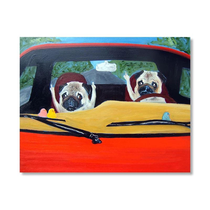 

Печать на холсте Funny Dogs Ilan grace