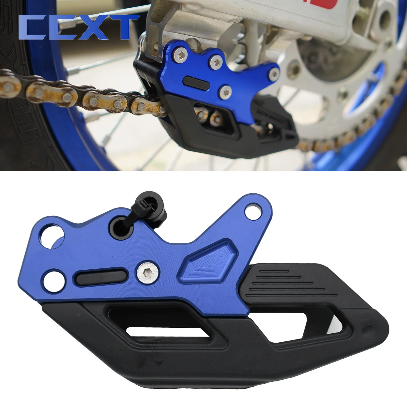 

ЧПУ Защитная направляющая цепи для Yamaha YZ125 YZ250 2008-2021 YZ250F YZ450F 2007-2021 YZ250X YZ250FX 2015-2020 WR250F WR450F