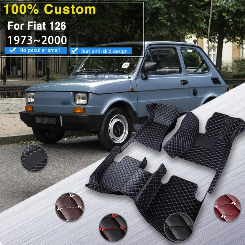 

Car Mats Floor For Fiat 126 Polski Fiat 126p 1973~2000 Waterproof Protective Pad Floor Mats Accesorios Para Auto Car Accessories