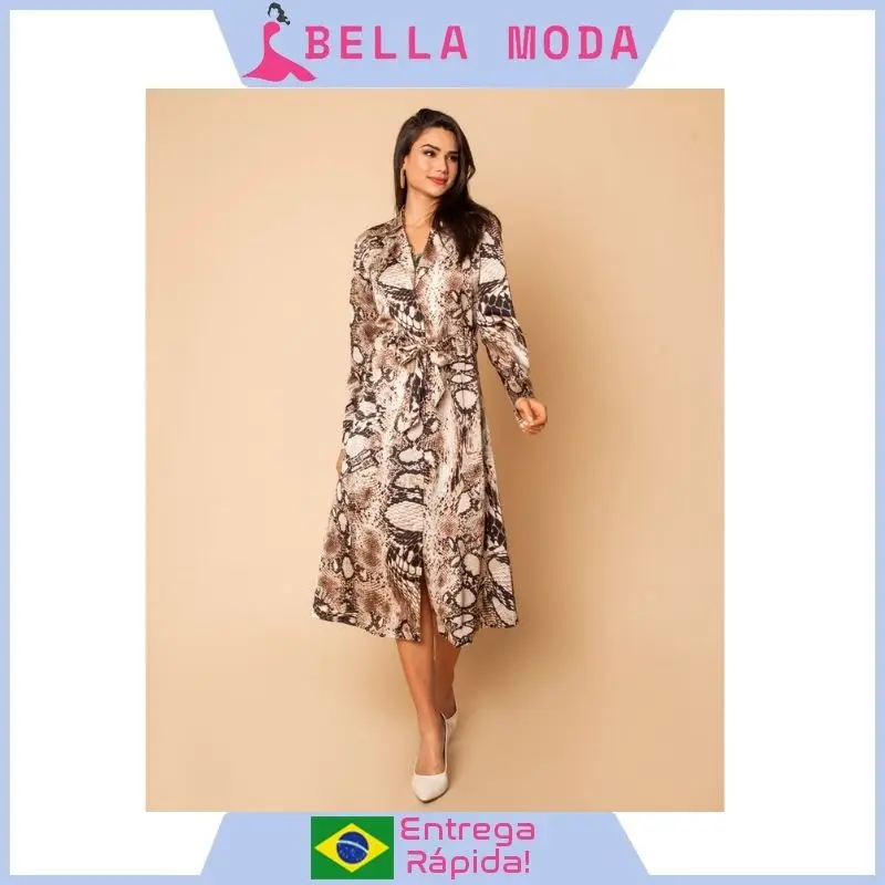 

Dress/chamise dress/snake print dress/snake prints dress/WVL 95004