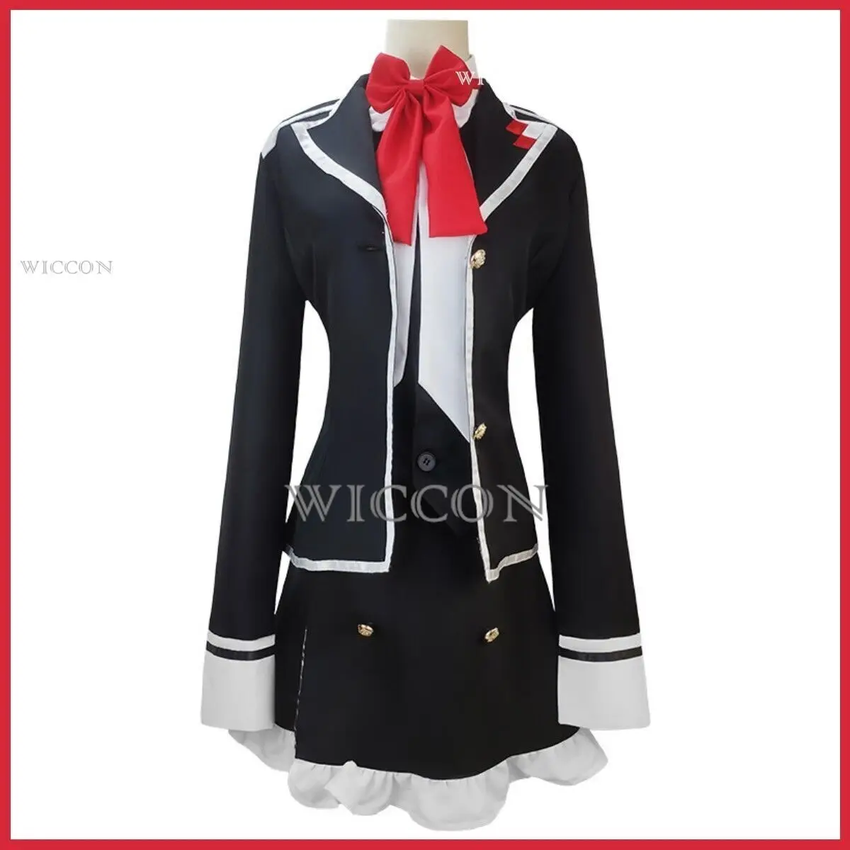 Оригинальное название: DIABOLIK LOVERS Xiaomi Yui Парики черные волосы школьная форма юбка