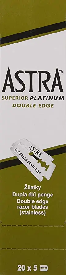 

Двухсторонняя бритва Astra Superior Platinum 5x20 шт.
