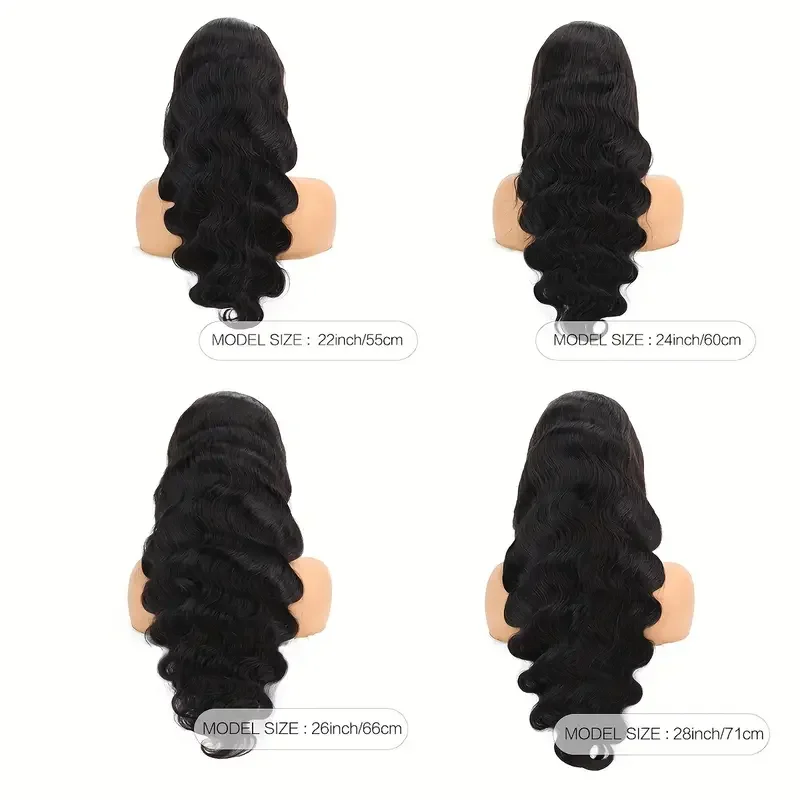 Фронтальные парики Body Wave HD на шнуровке искусственные фронтальные плотностью 180%