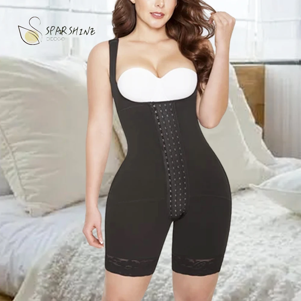 

Colombianas Body Shaper Adjustable High Compression Bodysuit with Thigh Control Short Gordle