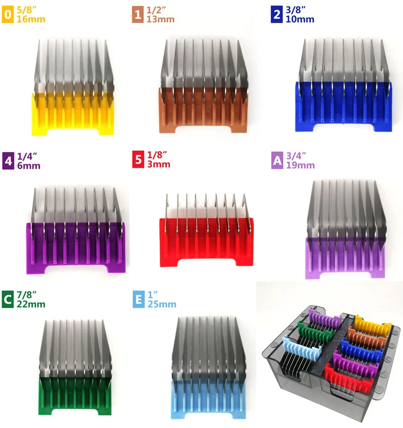 Clipper Guide Combs Kit Blade Attachments Professional Dog G