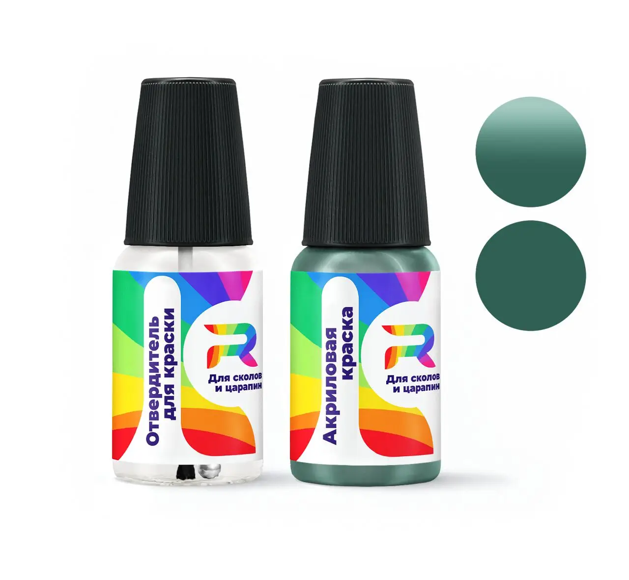 Подкраска for chips and scratches auto Hyundai QQ-green Grey (acrylic paint солид green-gray) | Paint Care