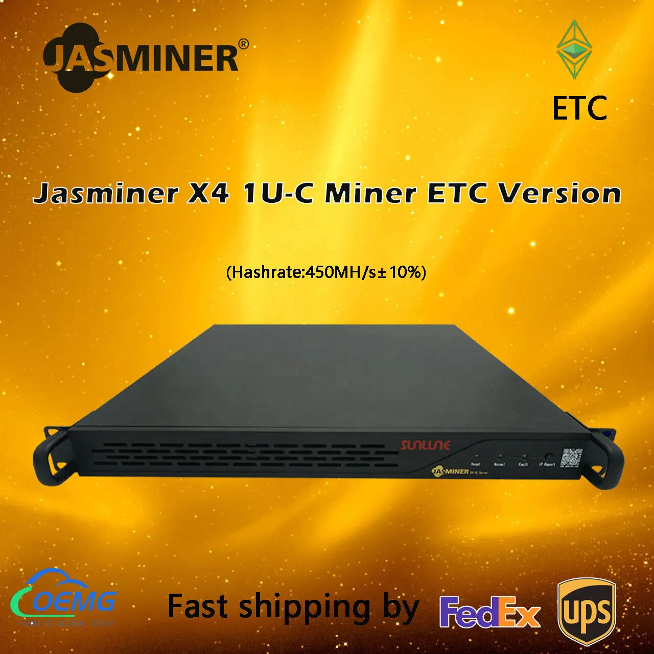 

AX BUY 3 получите 2 бесплатных новых Jasminer X4 1U Miner 520mh Hashrate 240 Вт низкая мощность 180 дней гарантии