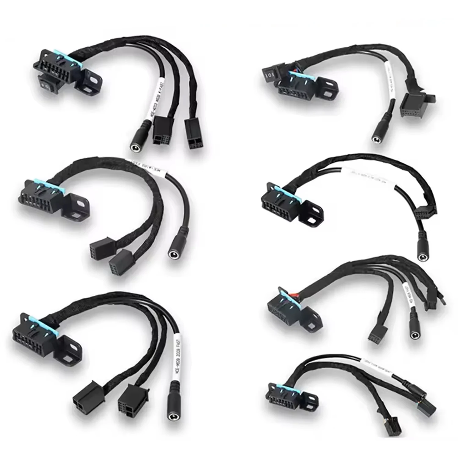 Фото Оригинальные кабели тестовой линии, 7 шт., для Benz All EZS W209/W211/W906/W169/W208/W202/W210/W639 для замков M-erd-es, тестовая линия OBD EIS ELV №1