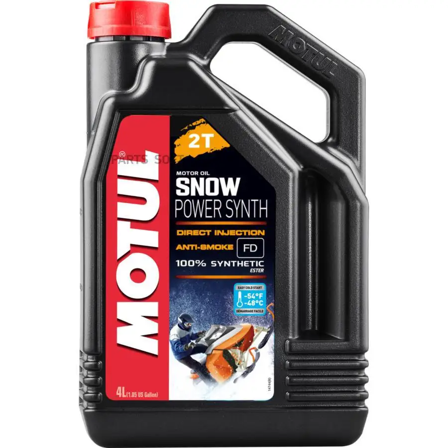 MOTUL 108210 Масло для снегоходов MOTUL SNOWPOWER SYNTH 2T (4л)