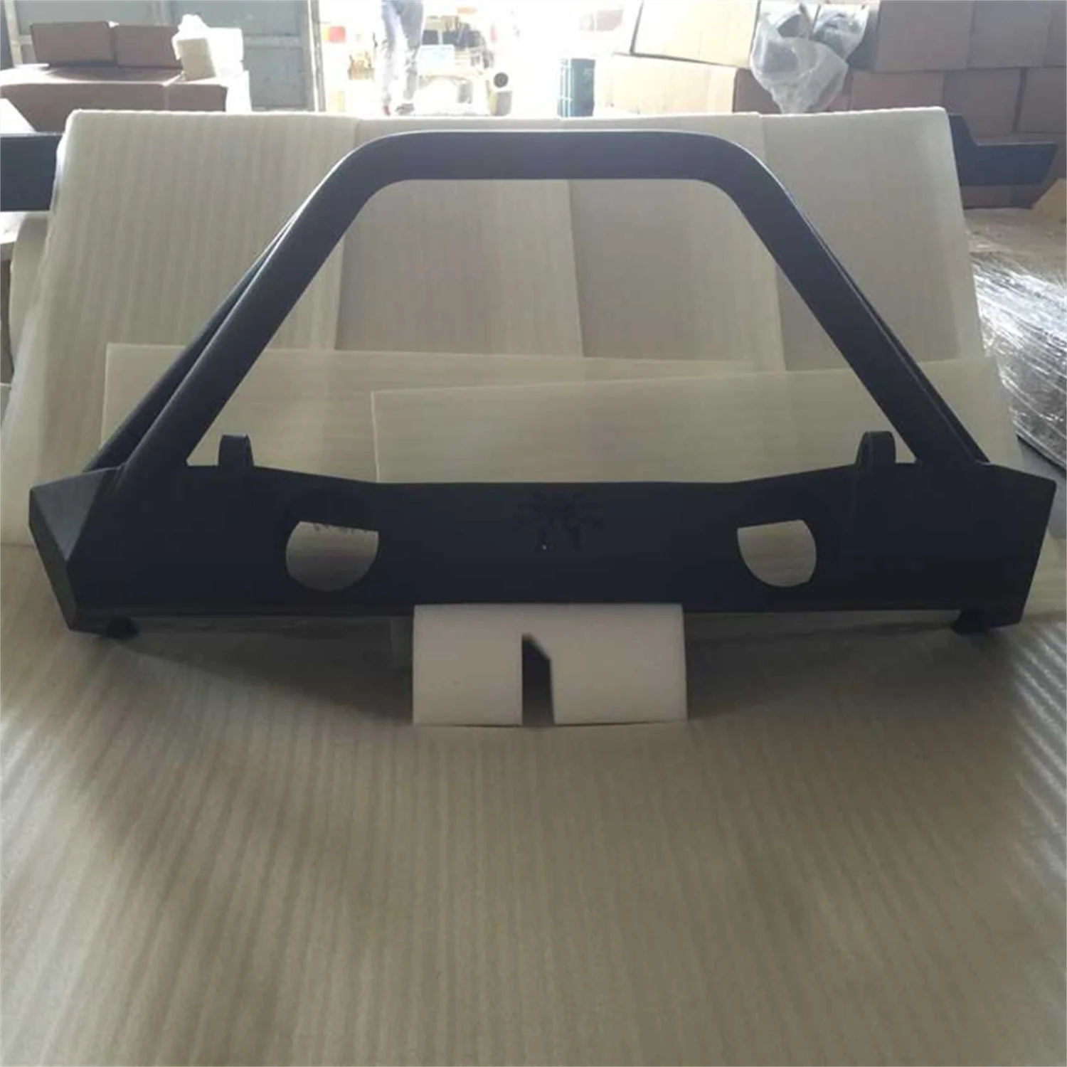 SXMA J065 Poison Spider Front Bumper Double-Barrelled For Jeep Wrangler JK 2007-2017 |