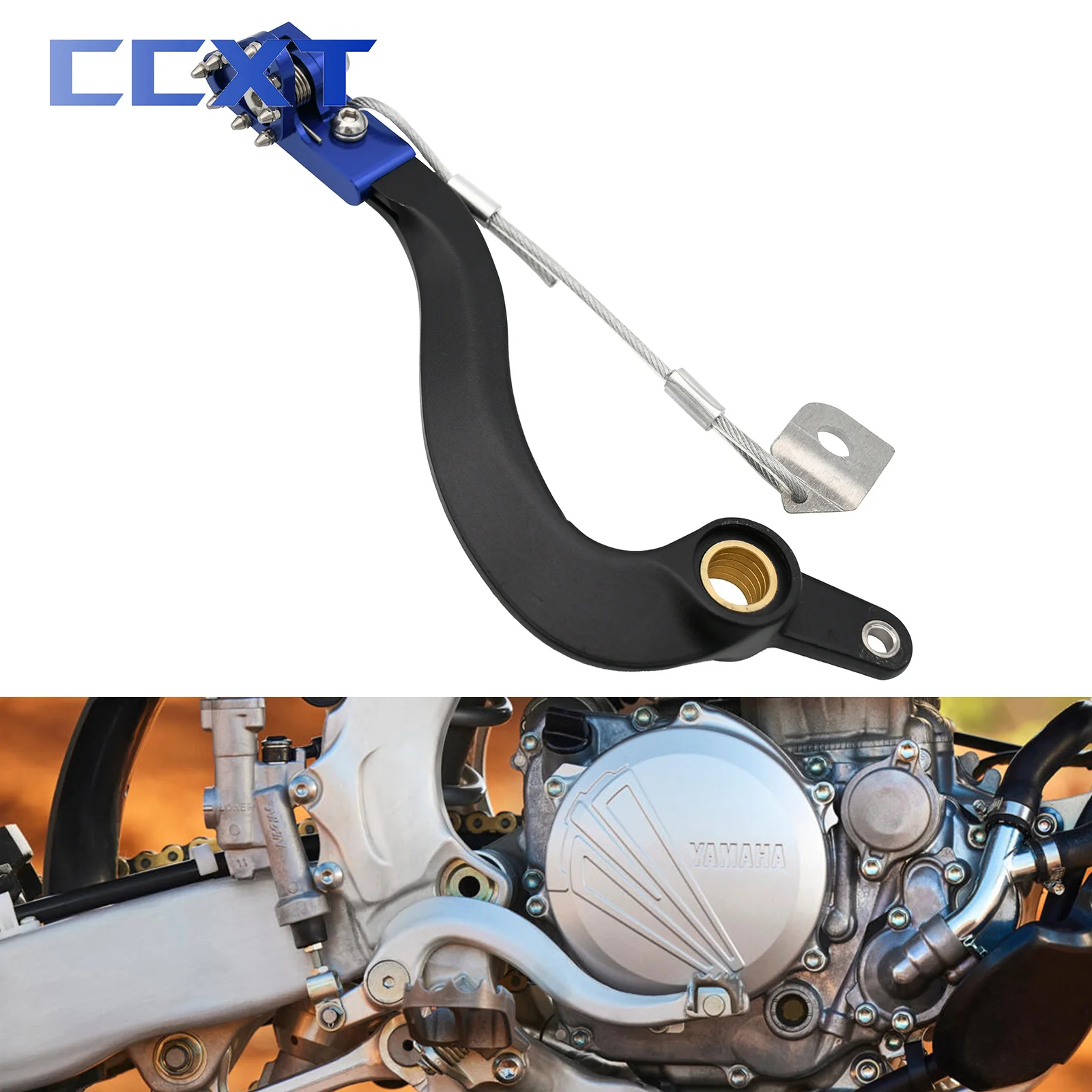 

Задняя Тормозная педаль CNC для Yamaha YZ250F YZ250FX WR250F 2010-2017 2018 2019 2020 Мотоцикл Кросс универсальные запчасти