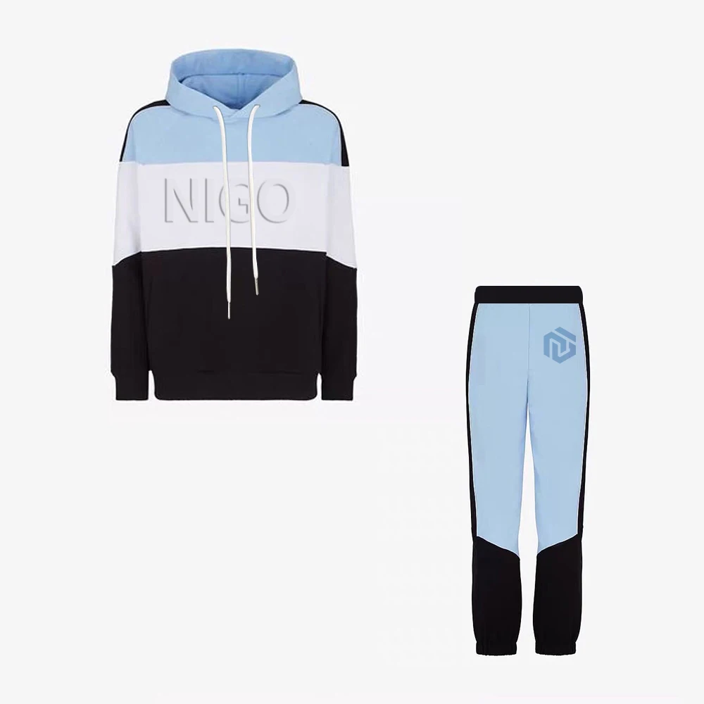 

NIGO Children's Printed Hooded Sweater Trousers Cotton Casual Suit #nigo38412