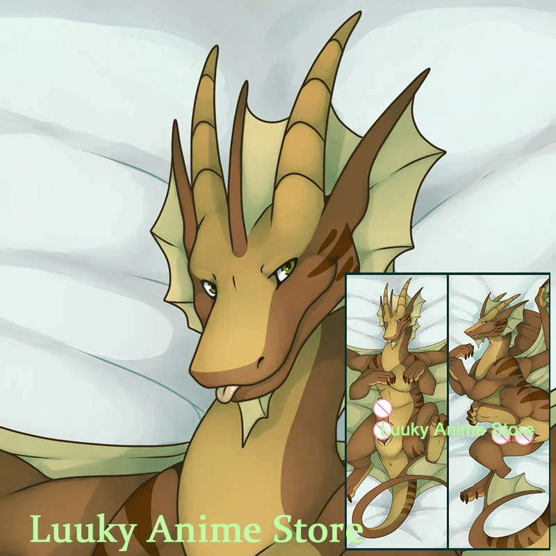 

Двусторонняя наволочка для подушки Dakimakura Anime Keleth Dragon Furry
