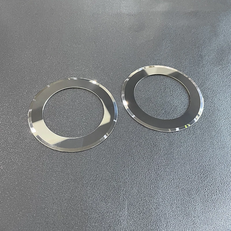 

Half Section Blade Special Knife For Lithium Electric Equipment 120x60x1MM High Precision Tungsten Steel Cutting Round Blade